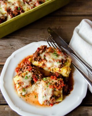 Ricotta Stuffed Cabbage Shells