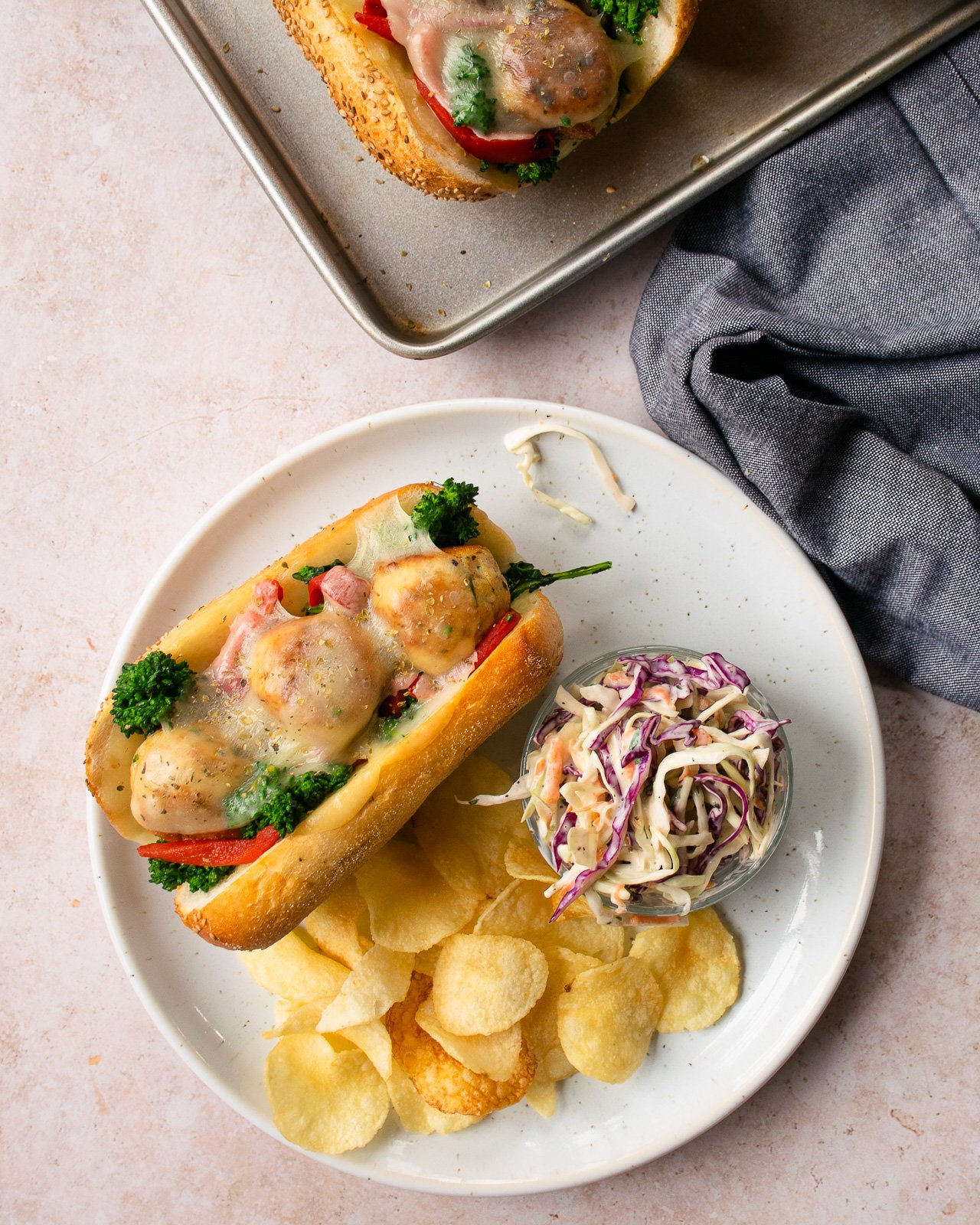 Italian Chicken Meatball Grinders Blue Jean Chef Meredith Laurence