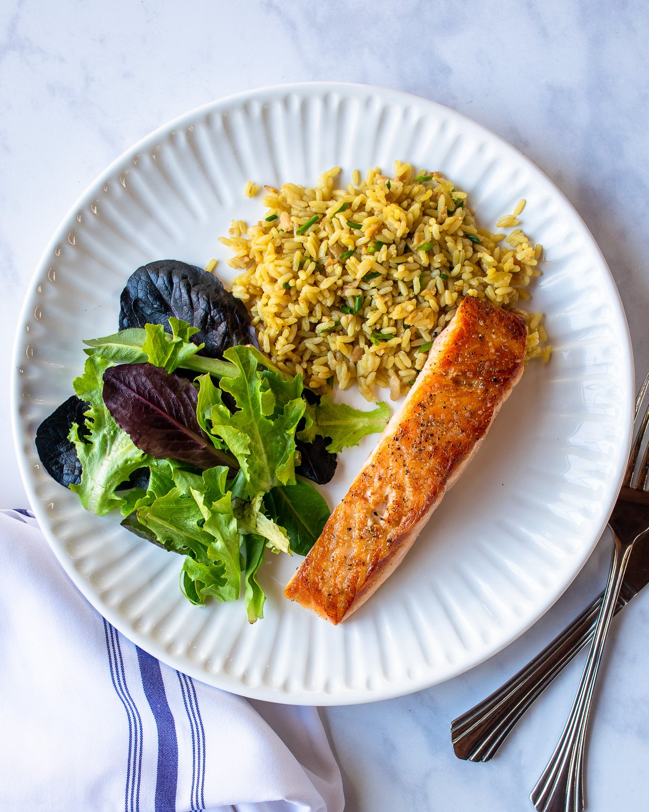 Pan Roasted Salmon Blue Jean Chef Meredith Laurence