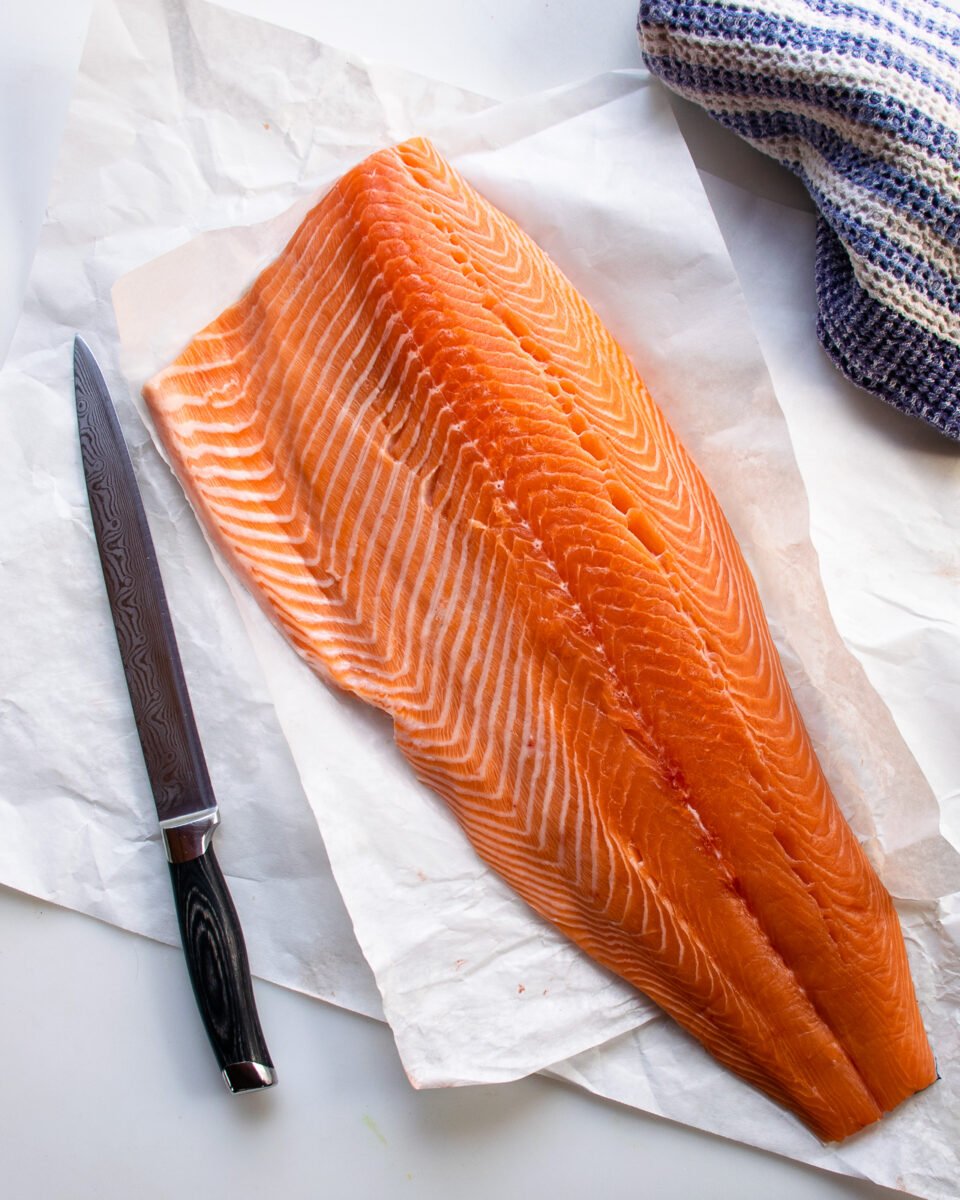 How to Cut a Side of Salmon | Blue Jean Chef - Meredith Laurence