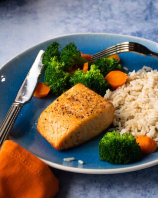 Easy Air-Fried Salmon