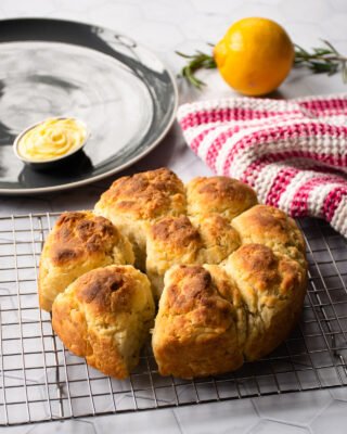 Lemon Rosemary Biscuits