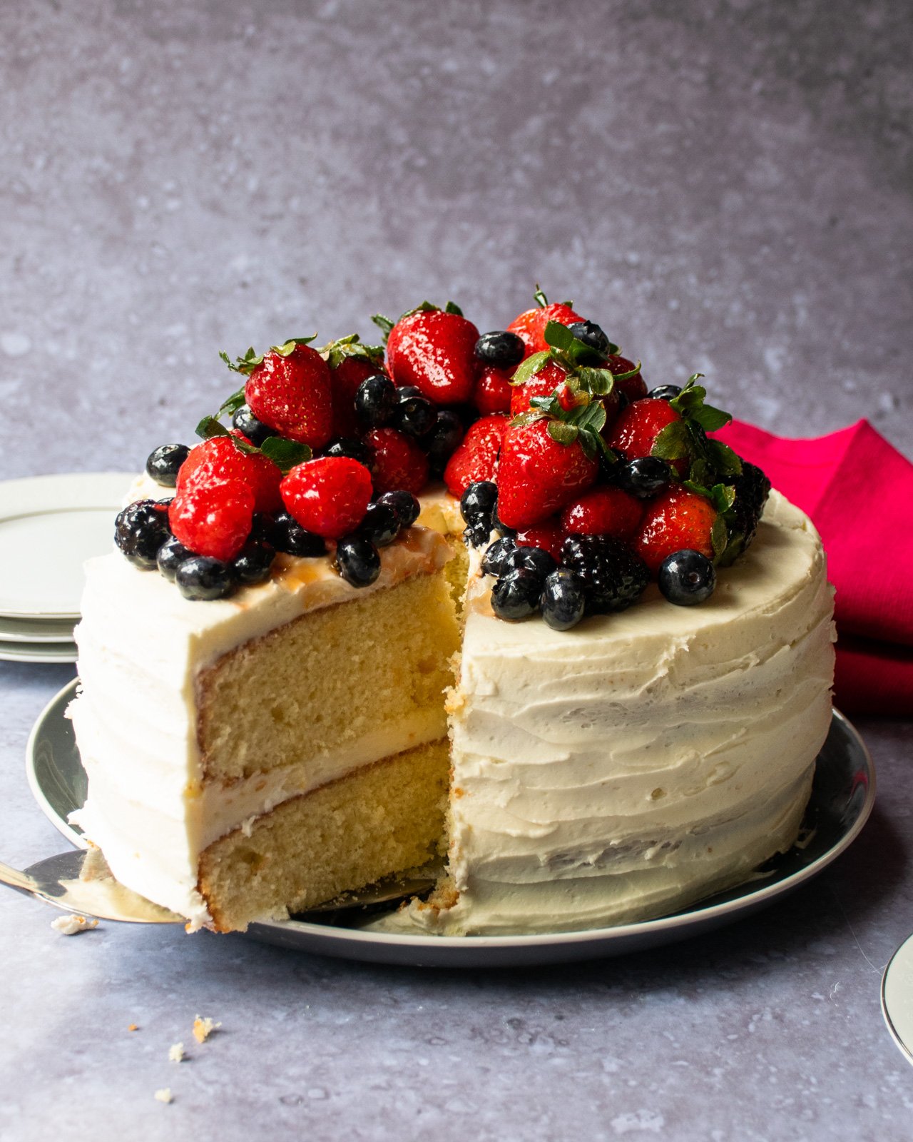 Vanilla Birthday Cake - Vanilla Cake with Vanilla Buttercream Frosting -  YouTube