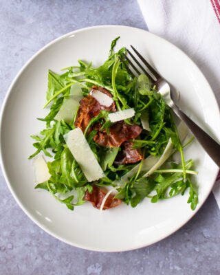 Arugula Parmesan Prosciutto Salad
