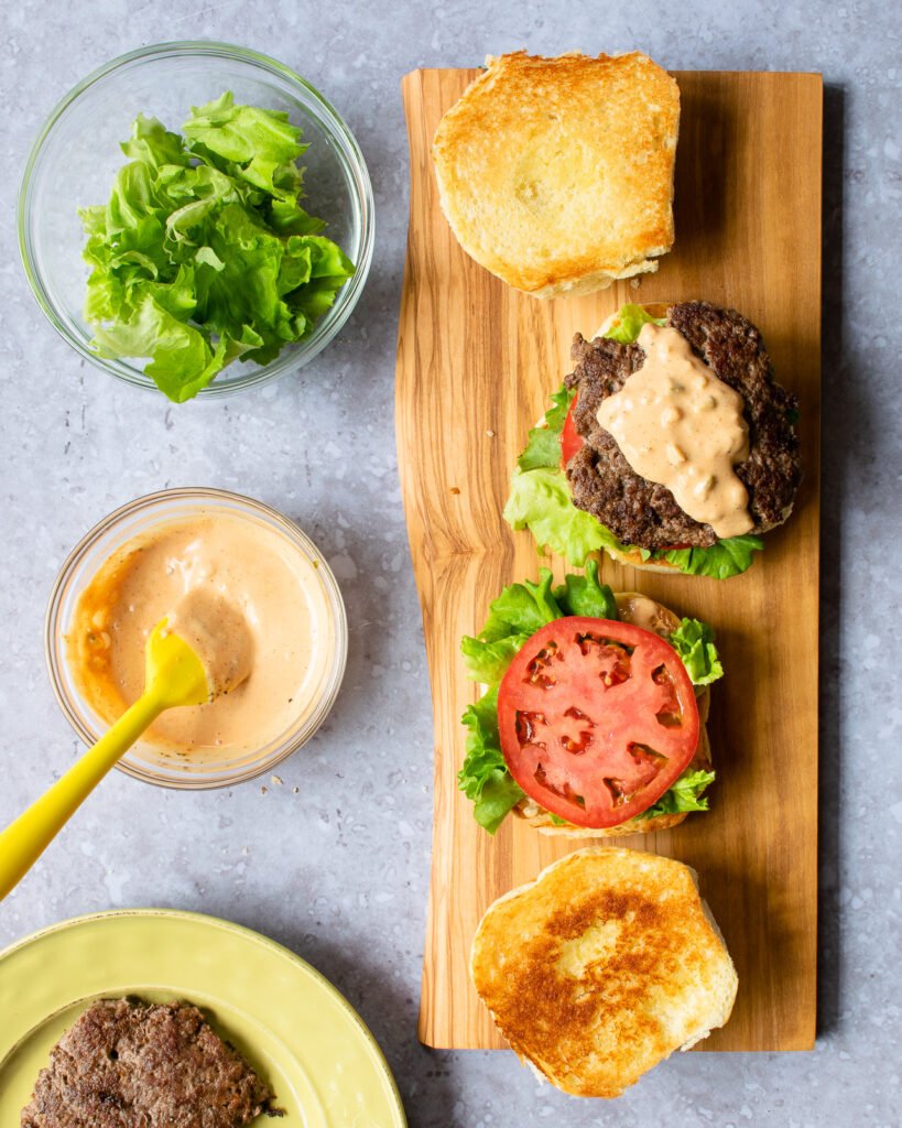 Smash Burger with Burger Sauce  Blue Jean Chef - Meredith Laurence