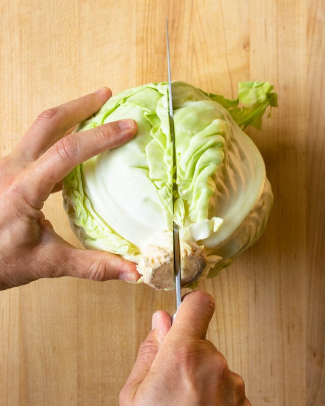 How To Cut Cabbage Blue Jean Chef Meredith Laurence