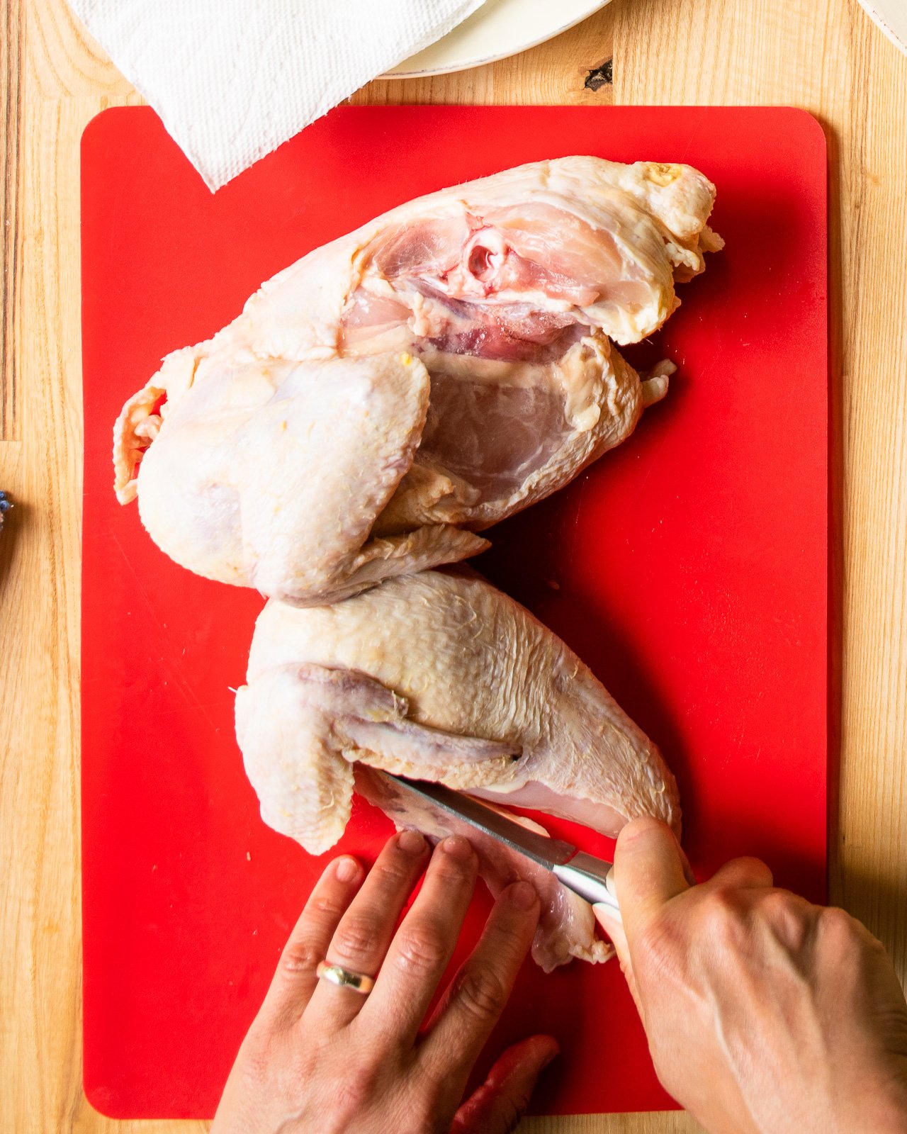 How to Cut up a Whole Chicken Blue Jean Chef Meredith Laurence
