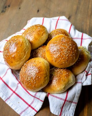 Homemade Soft Hamburger Buns
