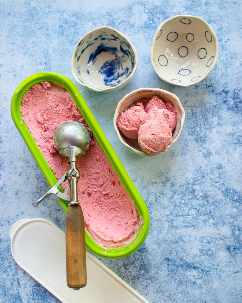 Fresh Strawberry Ice Cream - 5 cups (ten ½-cup servings) Recipe