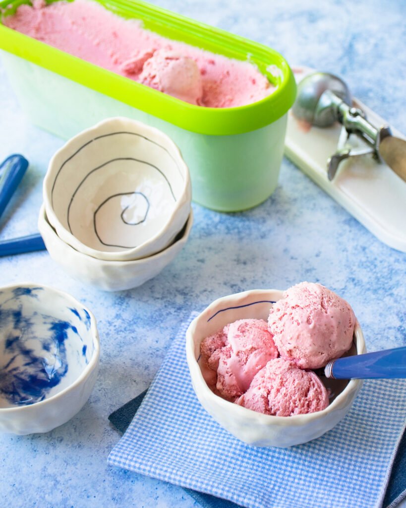 Strawberry Ice Cream (dairy-free) – Love, Chef Laura