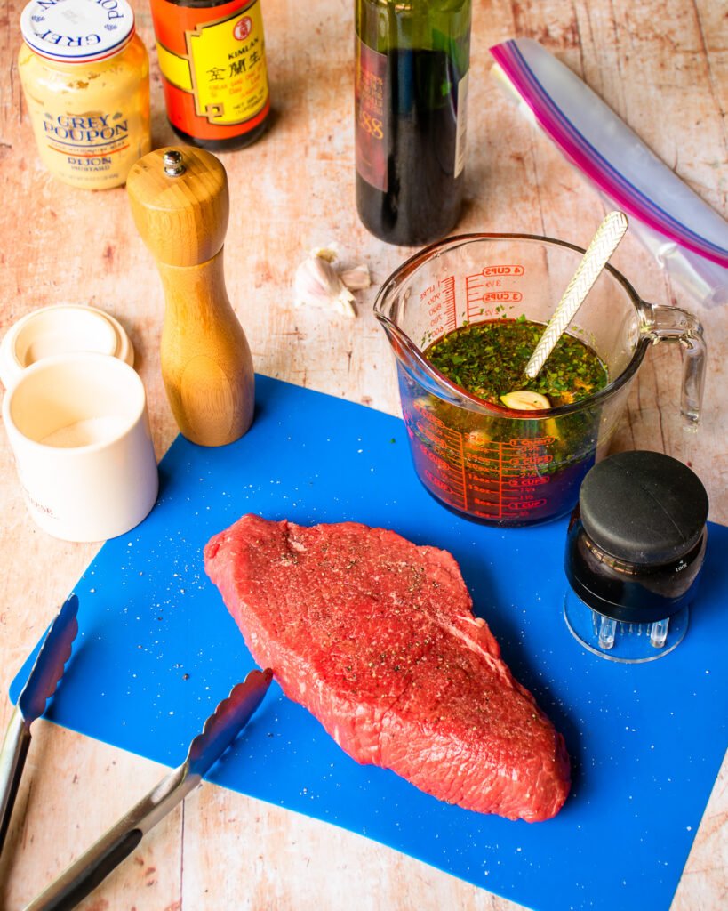 Grilled Marinated London Broil Recipe - Hey Grill, Hey