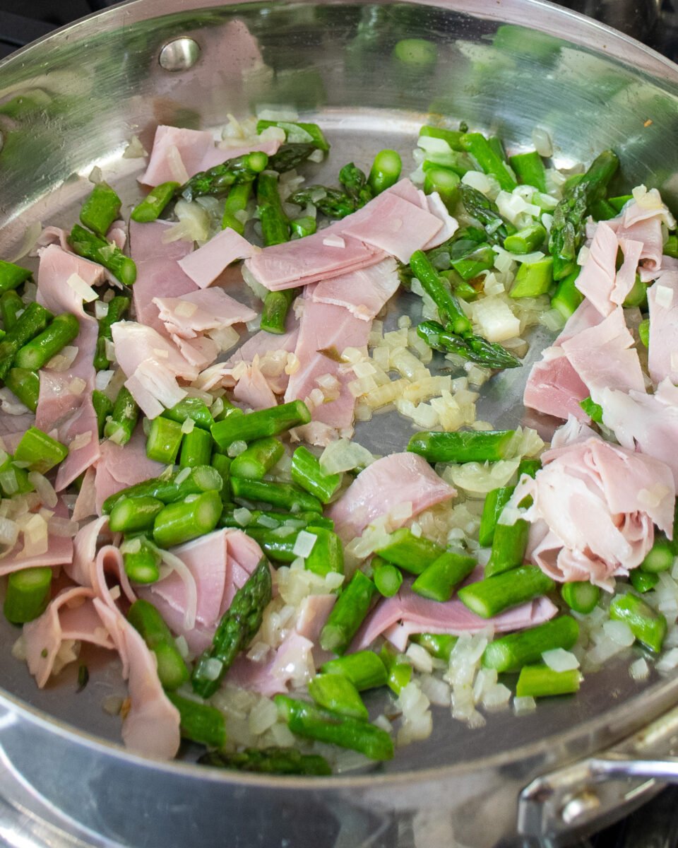 Creamy Ham and Asparagus Pasta Blue Jean Chef Meredith Laurence