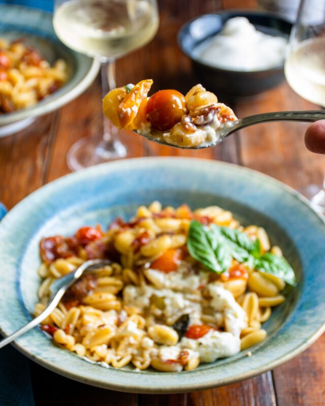 Cavatelli with Cherry Tomatoes | Blue Jean Chef - Meredith Laurence