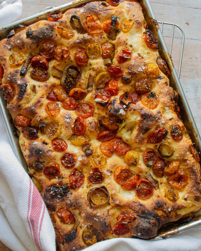 Roasted Cherry Tomato Focaccia | Blue Jean Chef - Meredith Laurence