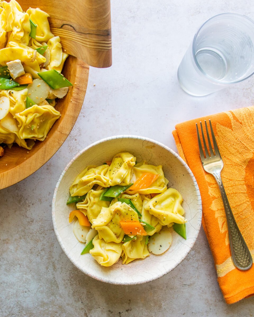 Sesame Chicken Tortellini Salad | Blue Jean Chef - Meredith Laurence