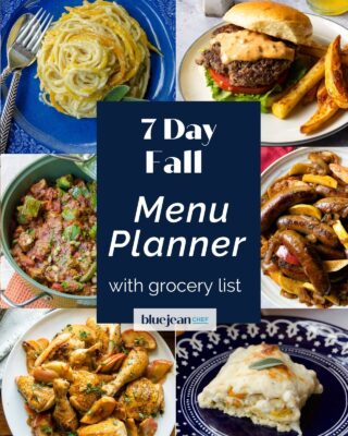 7-Day Menu Planner: Air Fryer  Blue Jean Chef - Meredith Laurence