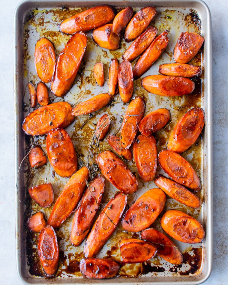 Balsamic Glazed Roasted Carrots Blue Jean Chef Meredith Laurence