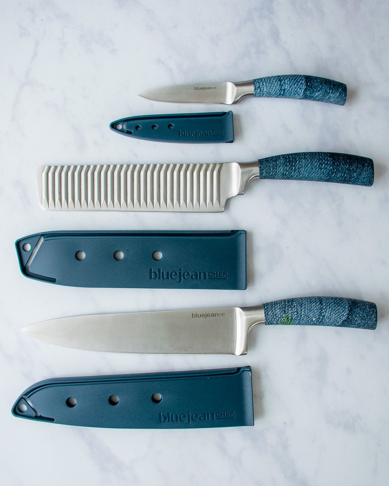 Chef's Knife Set - Capri Blue | Kitchen Knives | Hedley & Bennett
