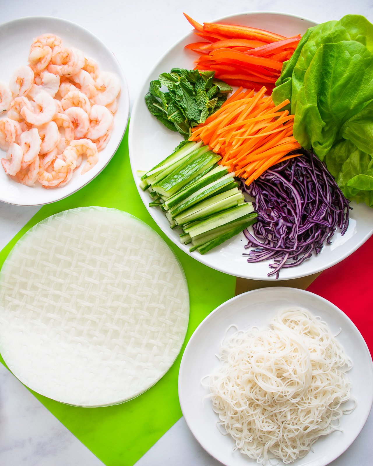 Vietnamese Fresh Spring Rolls Blue Jean Chef Meredith Laurence