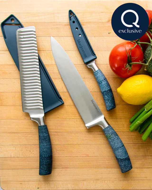 Chef Maeve 7 Piece Knife Set in Blue
