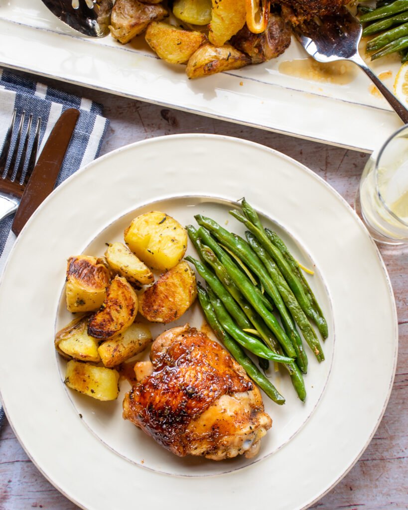 Dinner Plate With Chicken