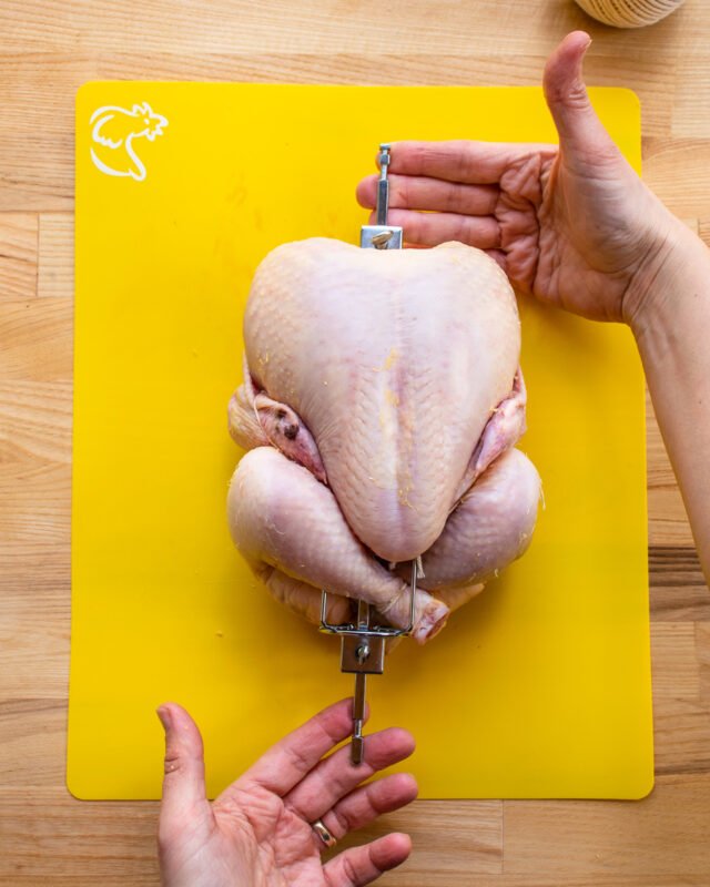 How to Truss a Chicken for Rotisserie
