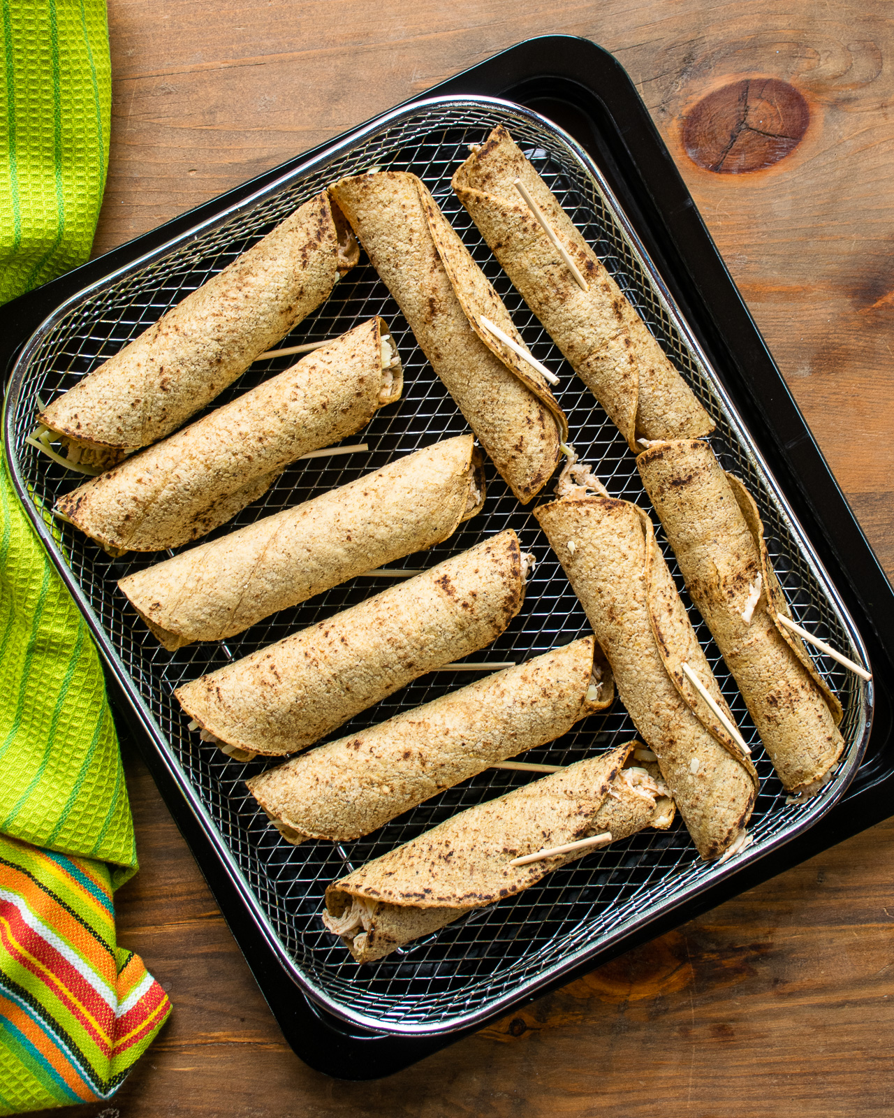 Chicken and Green Chili Taquitos Blue Jean Chef Meredith Laurence