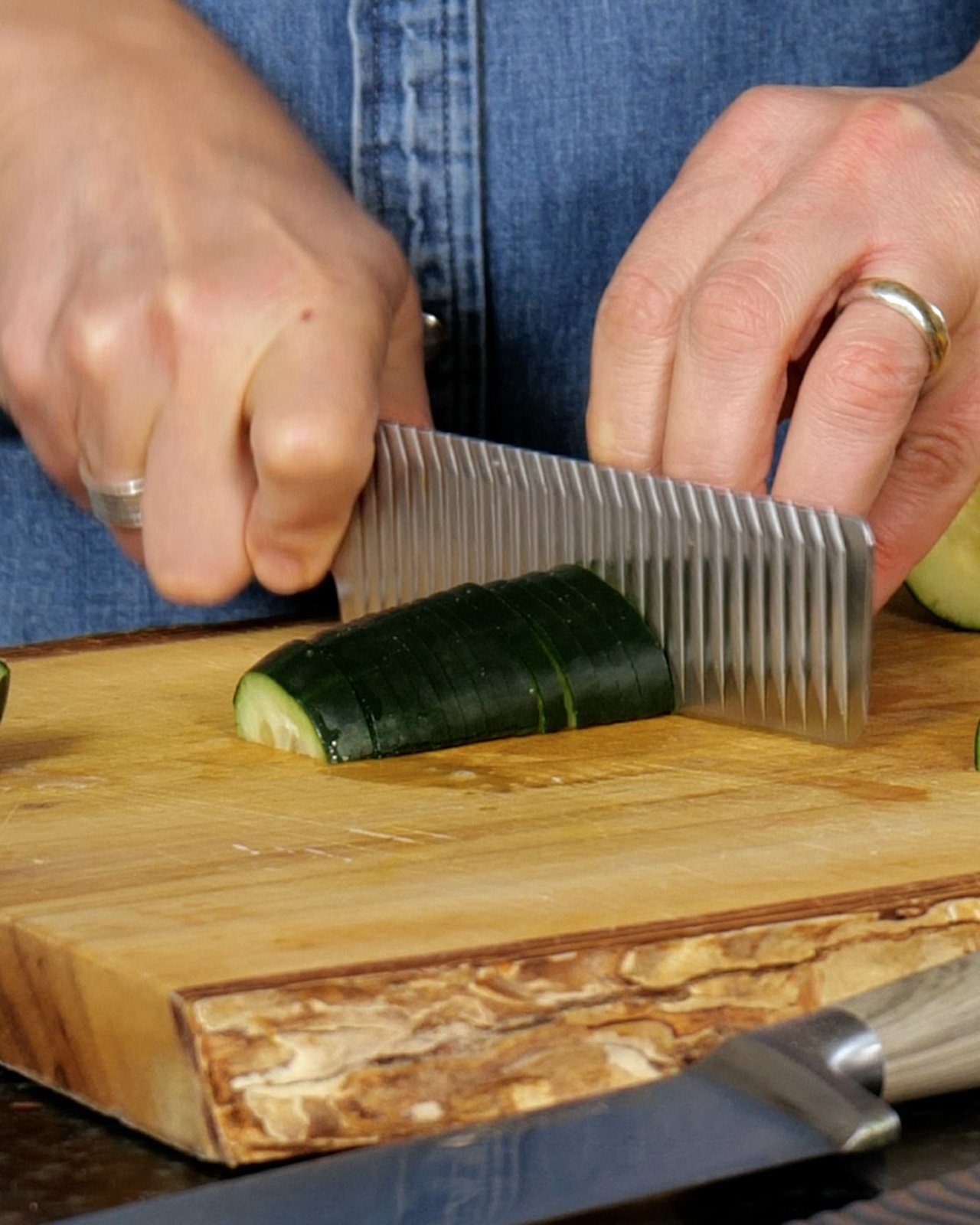 How to Use a Nakiri Knife Blue Jean Chef Meredith Laurence