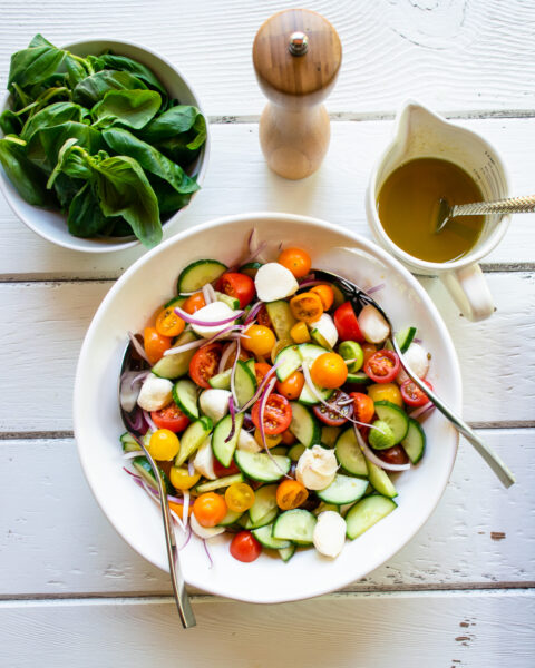 Tomato Cucumber Salad | Blue Jean Chef - Meredith Laurence
