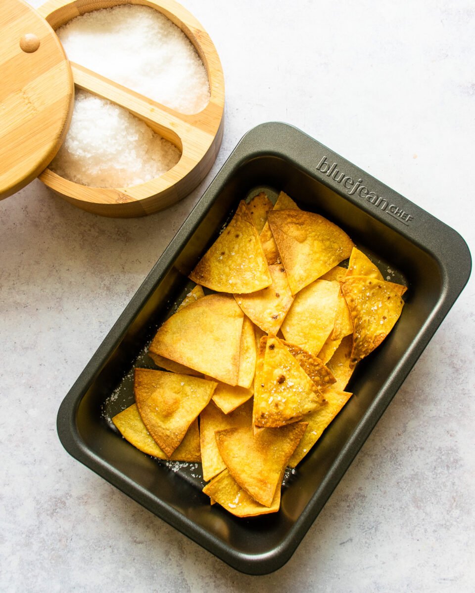 Homemade Air Fryer Tortilla Chips Blue Jean Chef Meredith Laurence