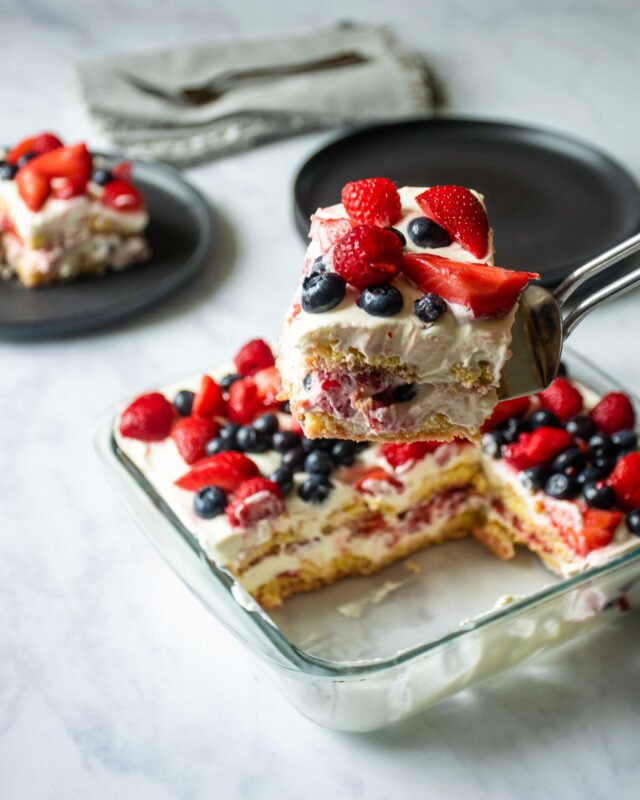 Mixed Berry Tiramisu | Blue Jean Chef - Meredith Laurence