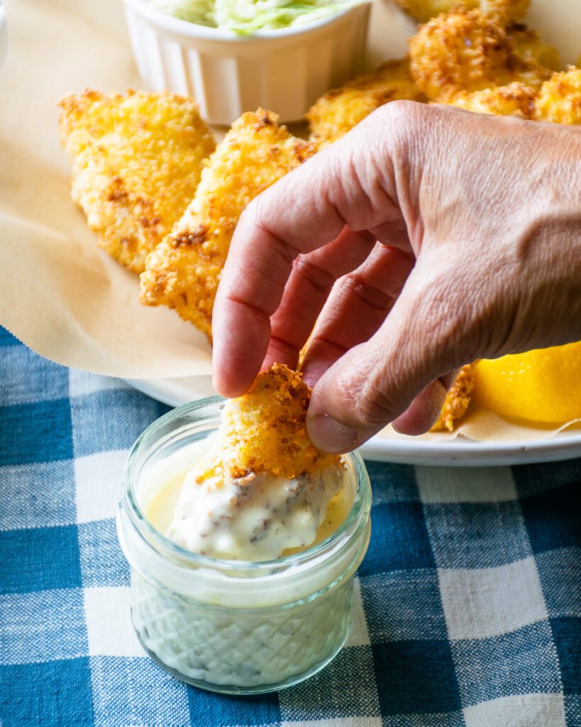 https://bluejeanchef.com/uploads/2021/09/Air-Fryer-Fish-Sticks-and-Tartar-Sauce-1280-4387-819x1024.jpg