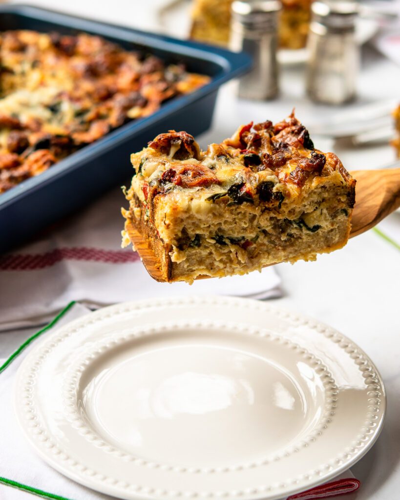 Breakfast Strata with Sausage
