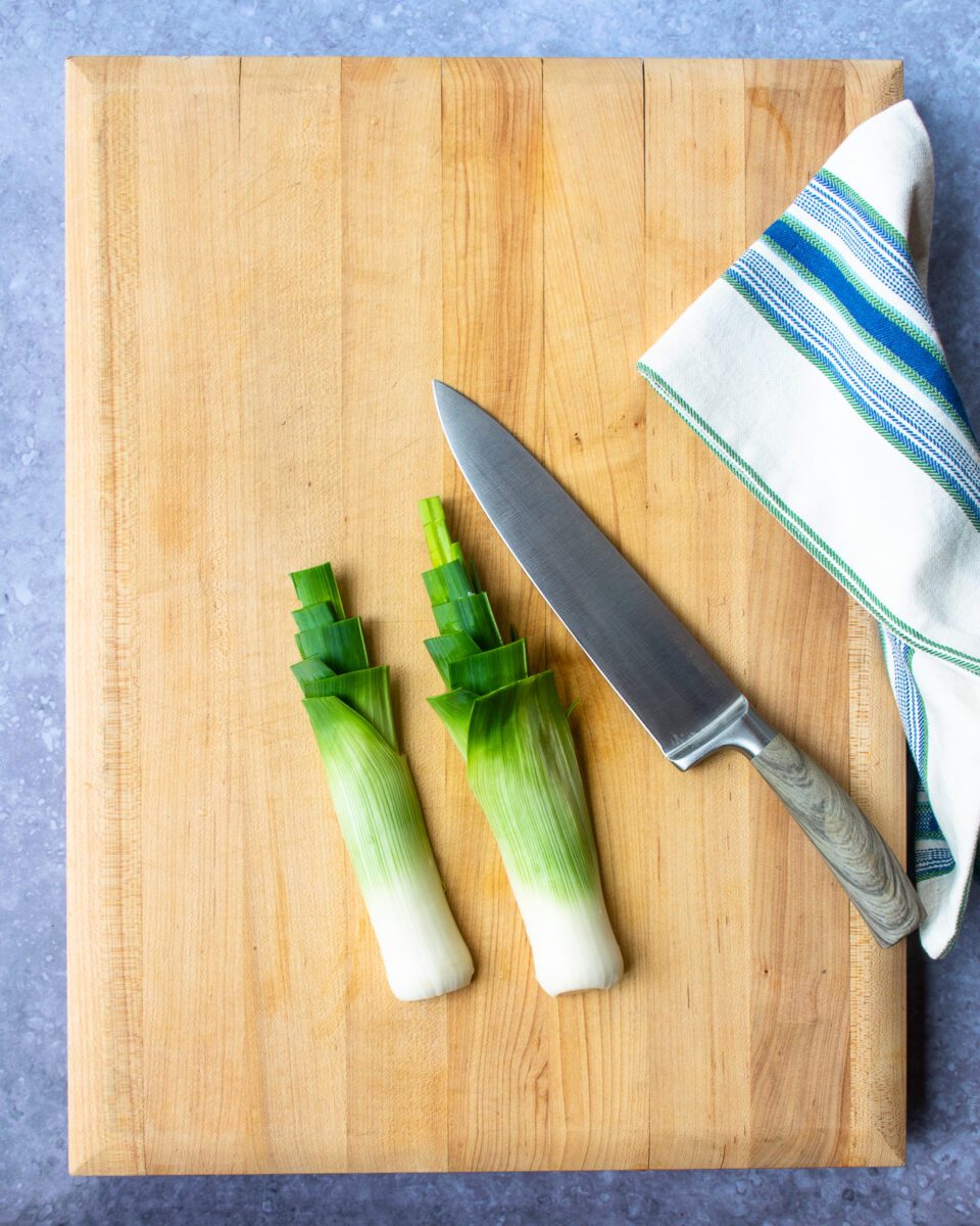 How to Cut a Leek | Blue Jean Chef - Meredith Laurence