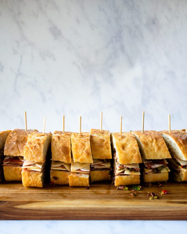 Mini Muffaletta Sandwiches
