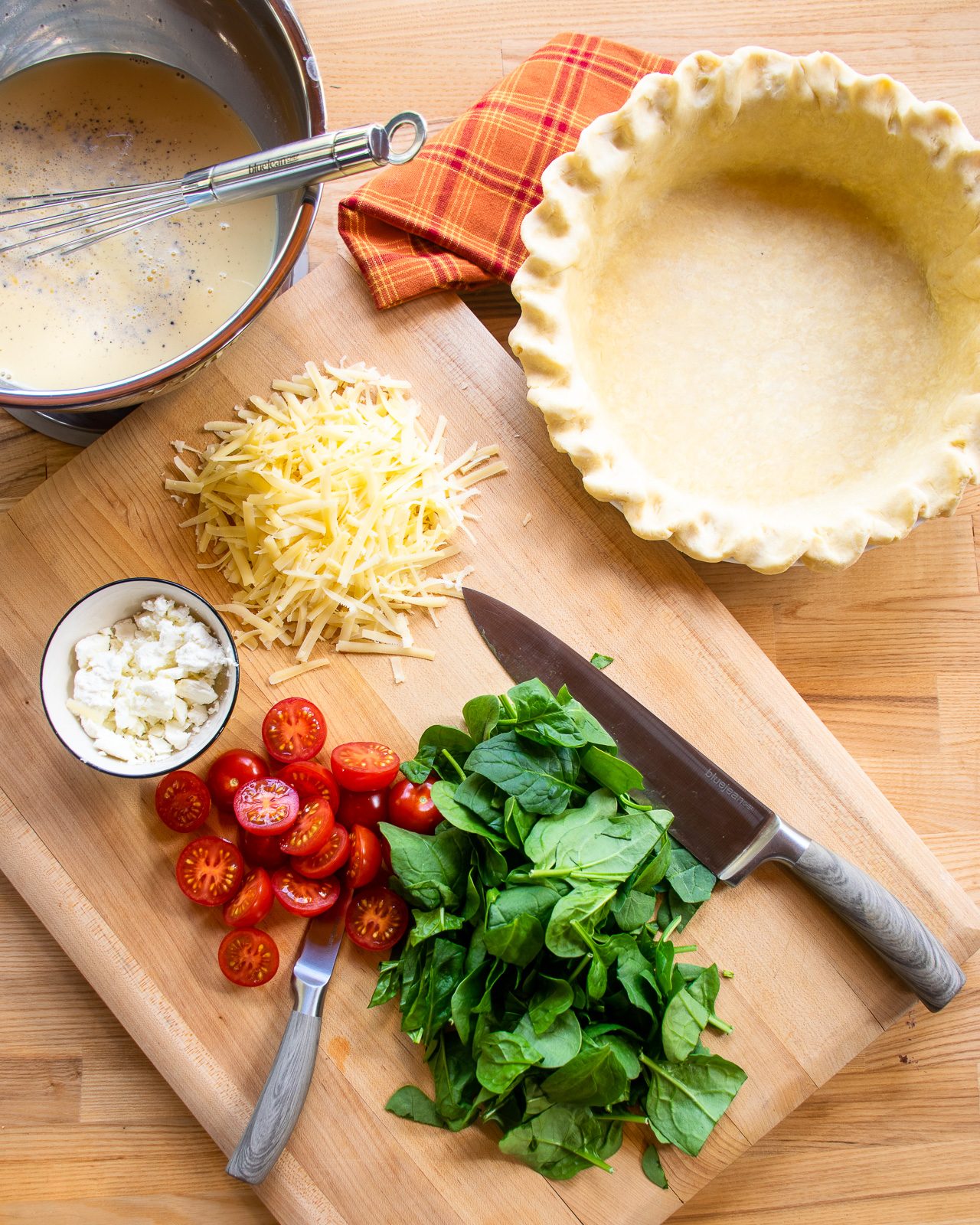 Quiche Florentine Blue Jean Chef Meredith Laurence