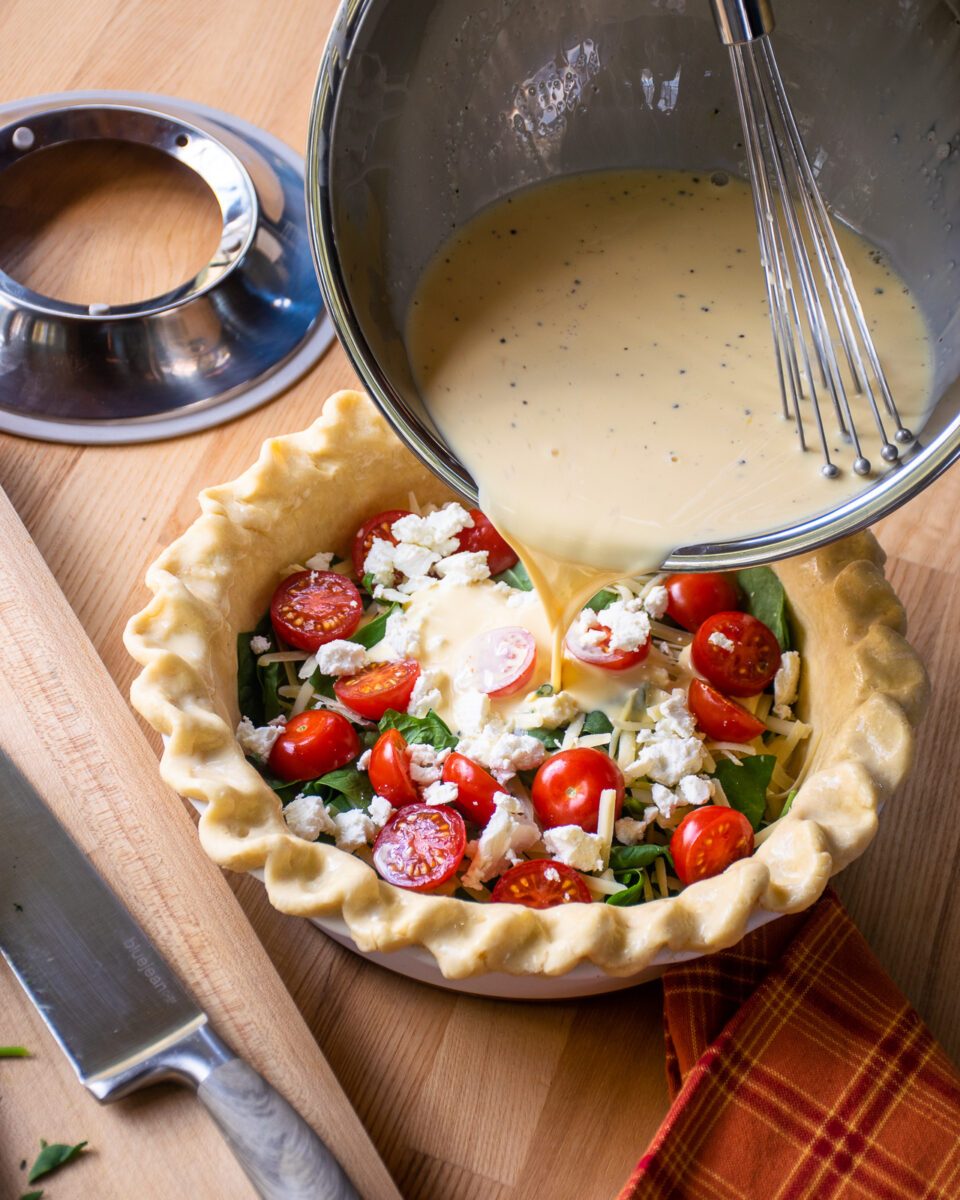 Quiche Florentine Blue Jean Chef Meredith Laurence