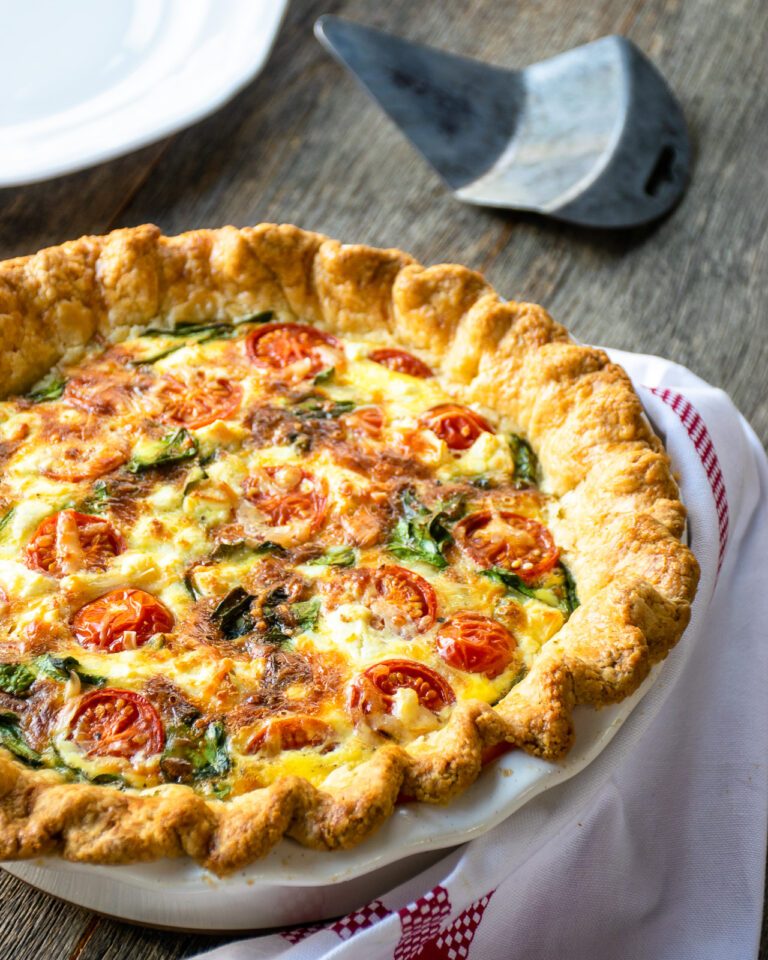 Quiche Florentine Blue Jean Chef Meredith Laurence