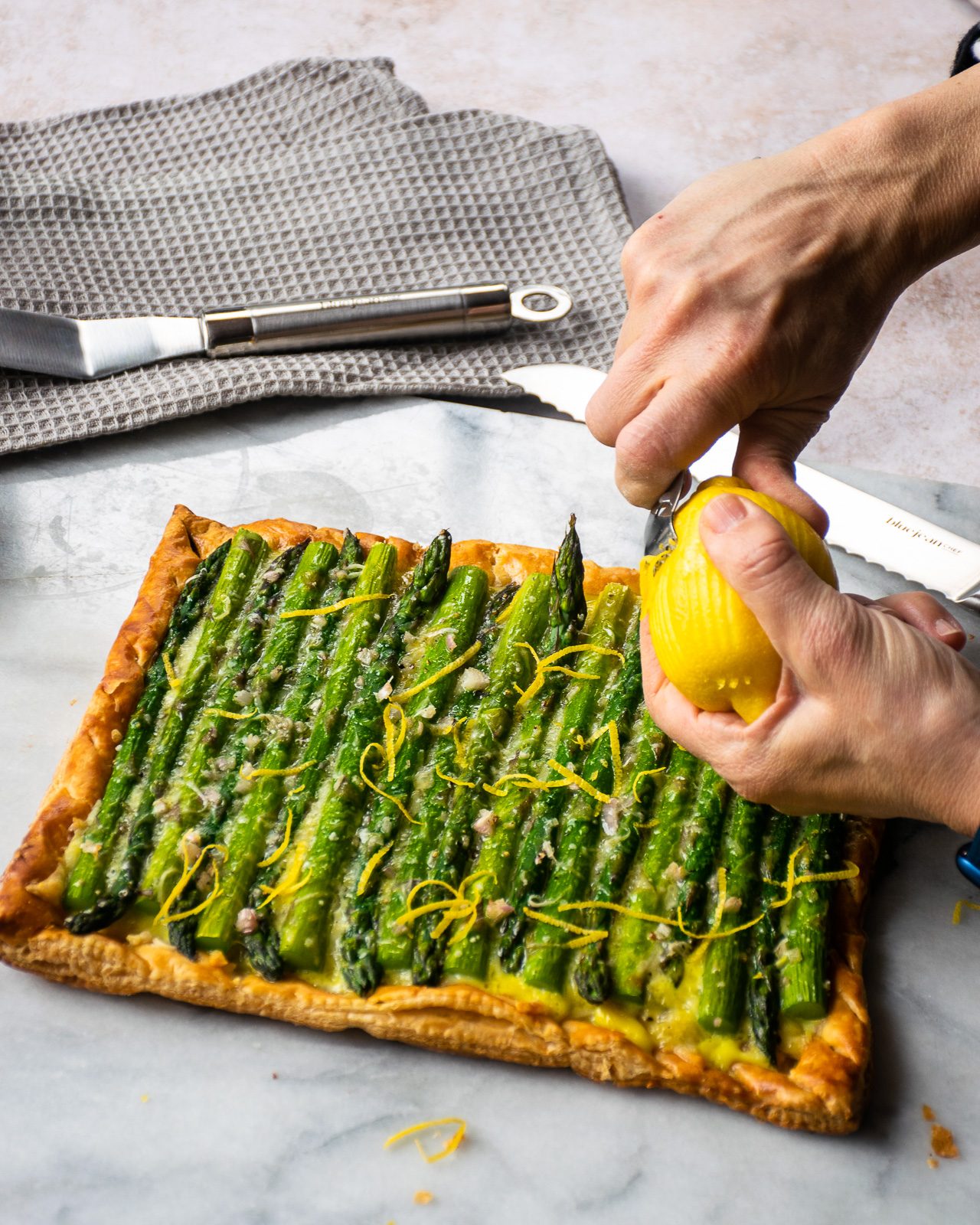 Asparagus Tart Blue Jean Chef Meredith Laurence