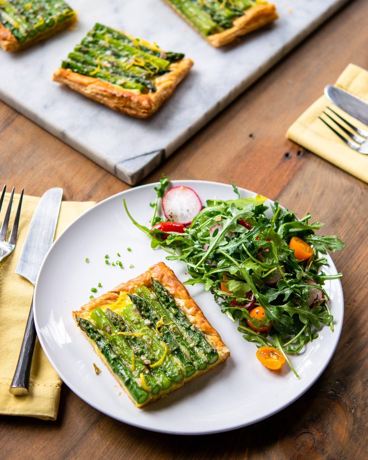 Asparagus Tart | Blue Jean Chef - Meredith Laurence