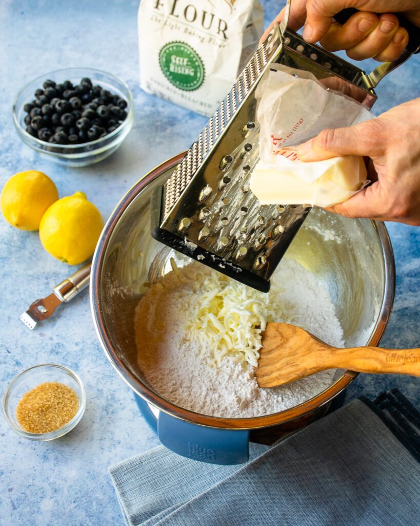 Blueberry Skillet Biscuit