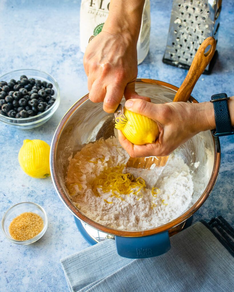 Blueberry Skillet Biscuit