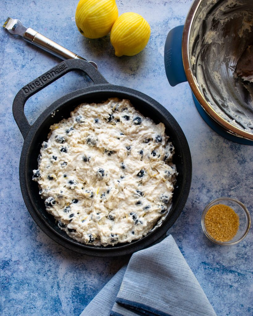 Blueberry Skillet Biscuit