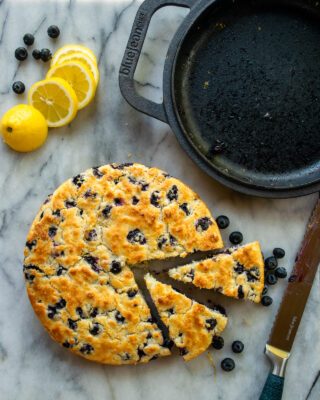 Blueberry Skillet Biscuit