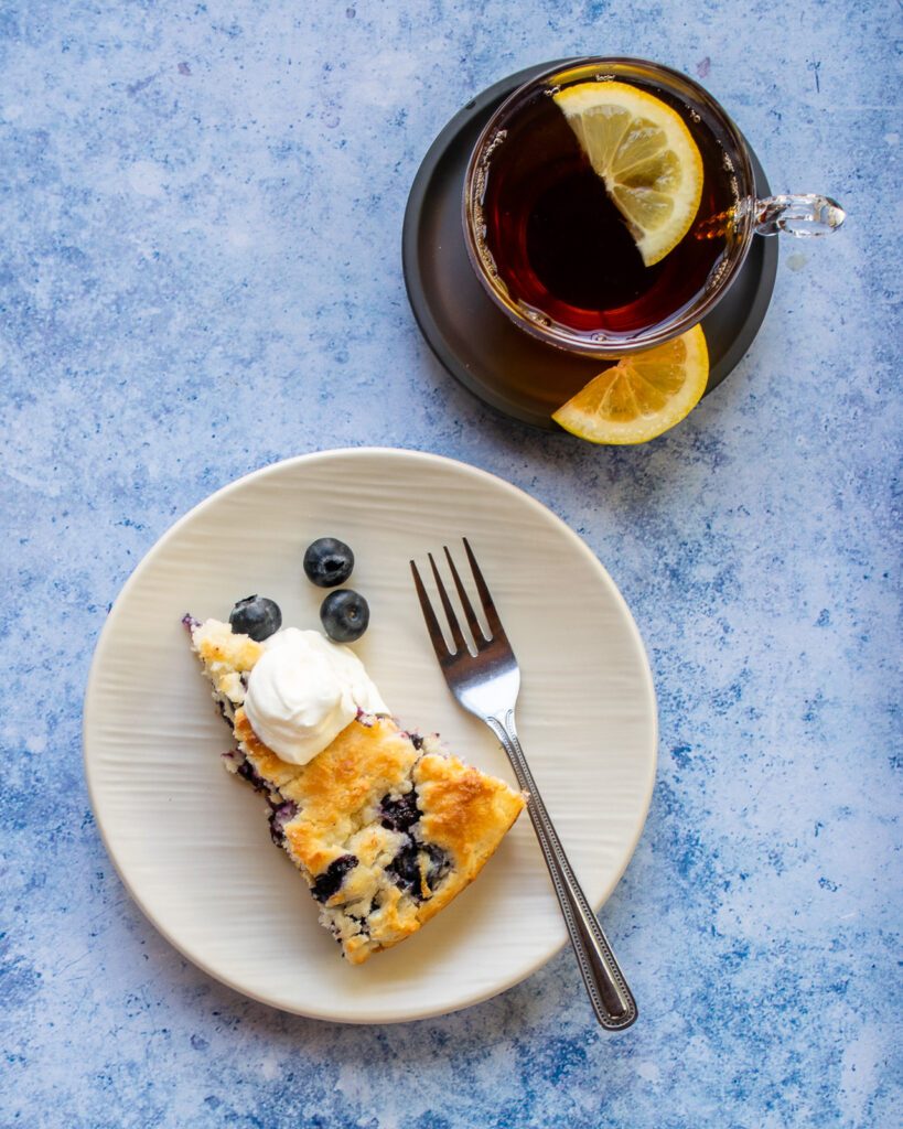 Blueberry Skillet Biscuit