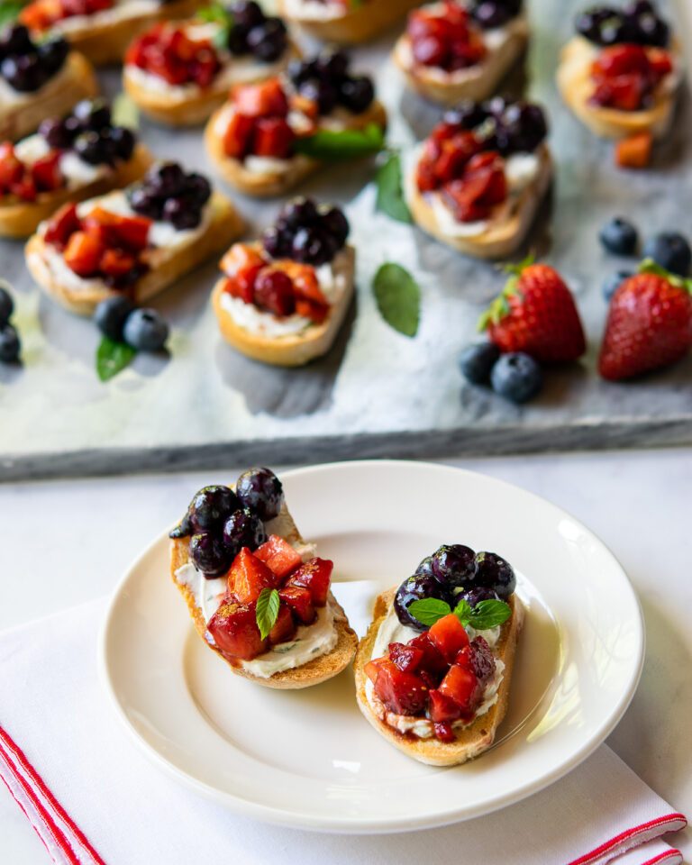 Berry and Goat Cheese Crostini | Blue Jean Chef - Meredith Laurence