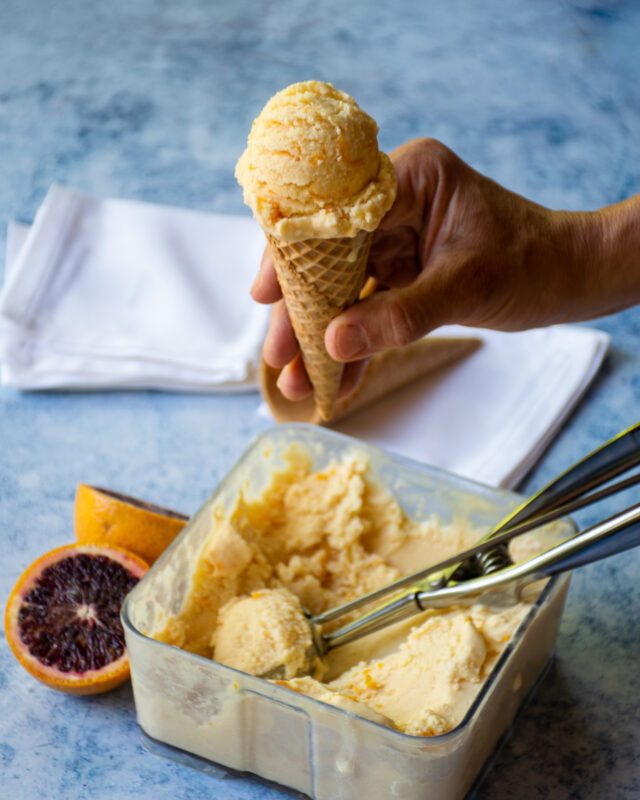 blood orange gelato