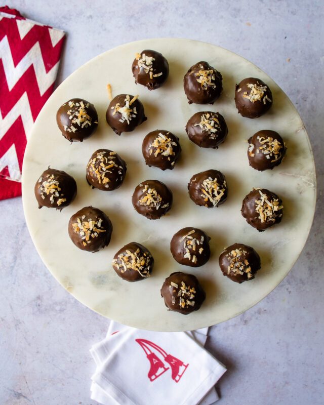 Chocolate Toasted Coconut Balls