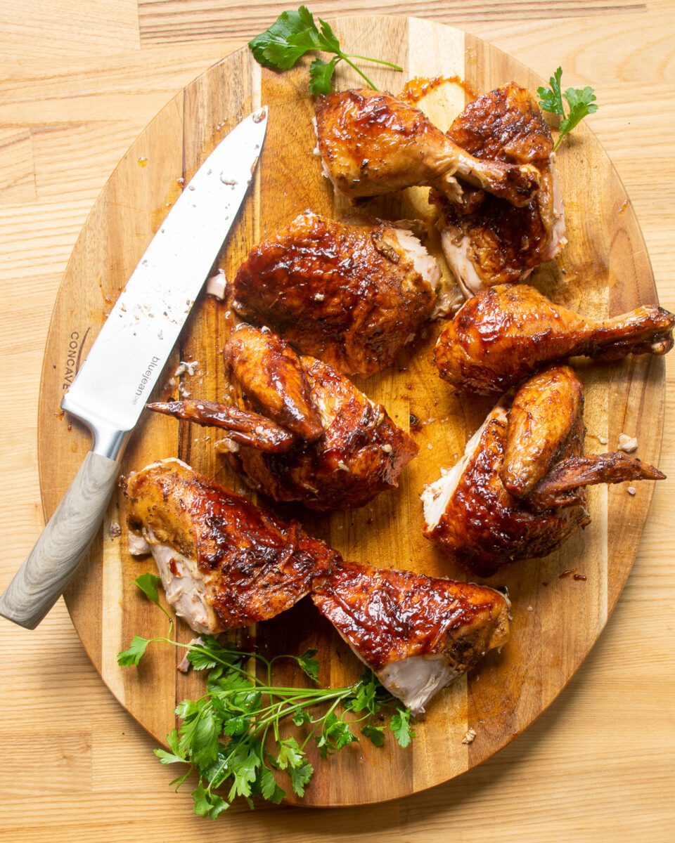 BBQ Beer Roast Chicken Blue Jean Chef Meredith Laurence