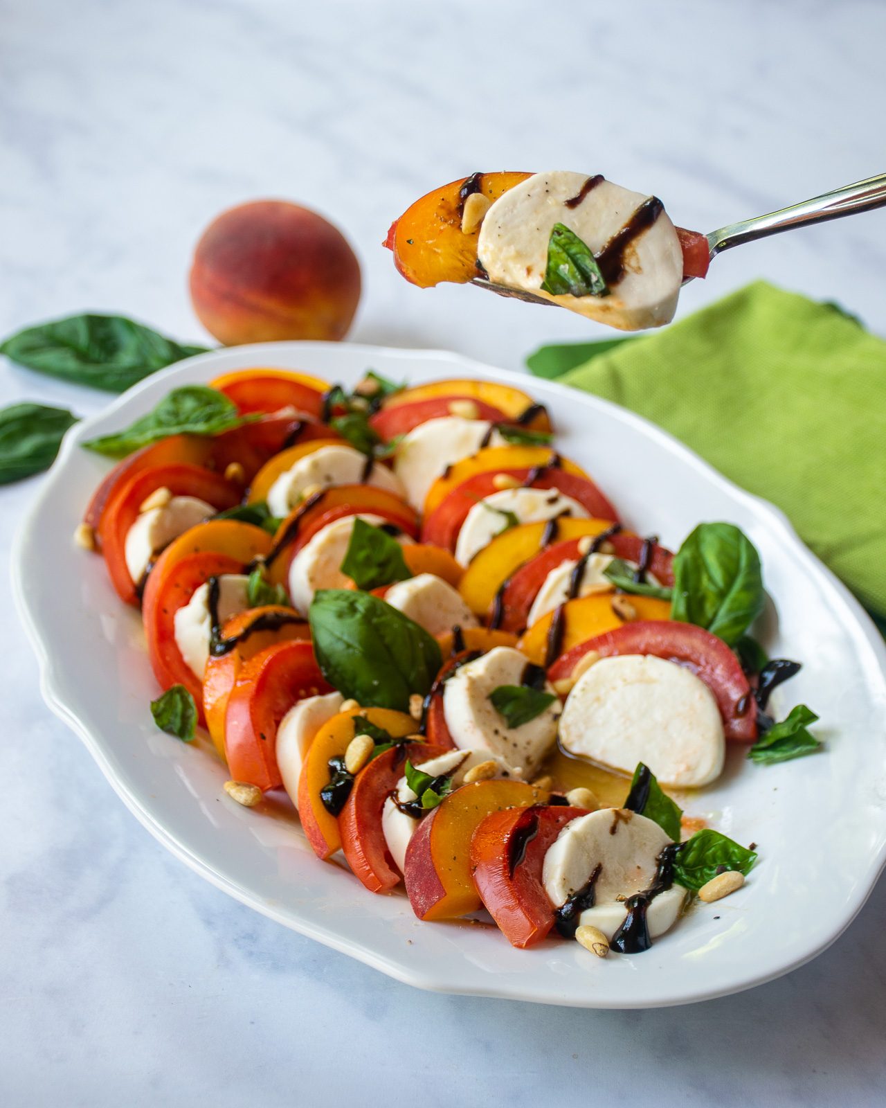 Peach Caprese Salad | Blue Jean Chef - Meredith Laurence